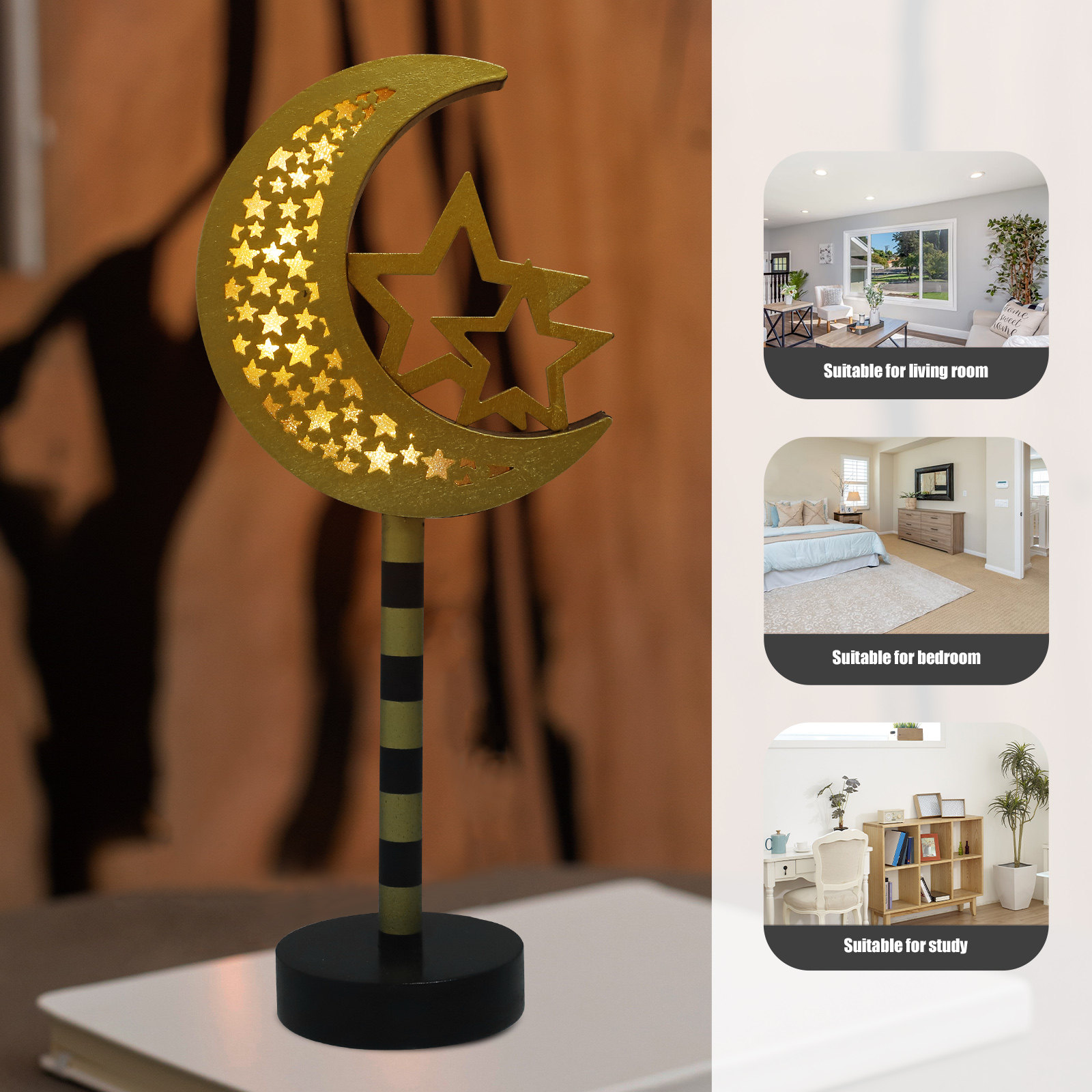 Ramadan LED Lamp Eid Mubarak W - Home Bar Cafe review and price