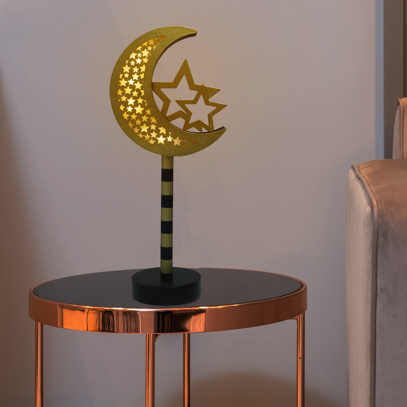 Ramadan LED Lamp Eid Mubarak W - Home Bar Cafe review and price