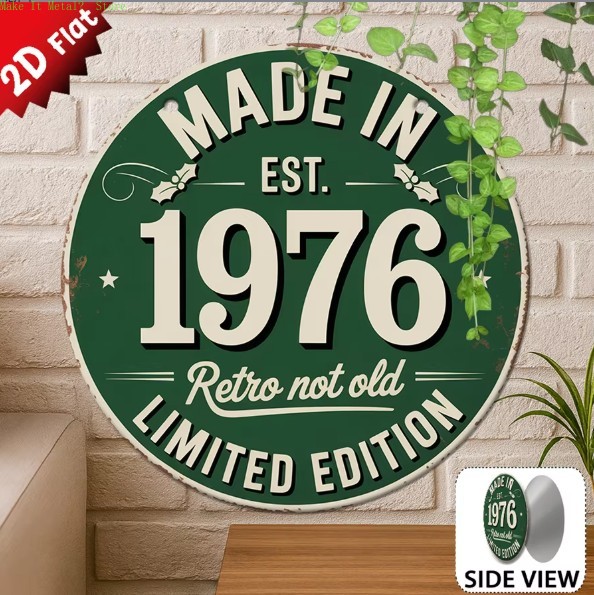 Made in 1976 Retro Not Old 2D  - Home Bar Cafe review and price